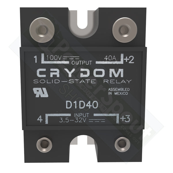 Crydom DC SSR (Solid State Relay) with Fan Cooled Heat Sink