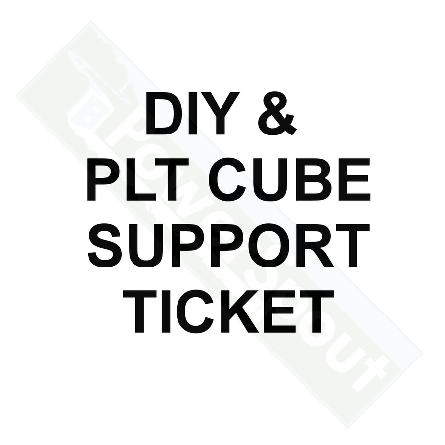 DIY & PLT Cube Support Ticket