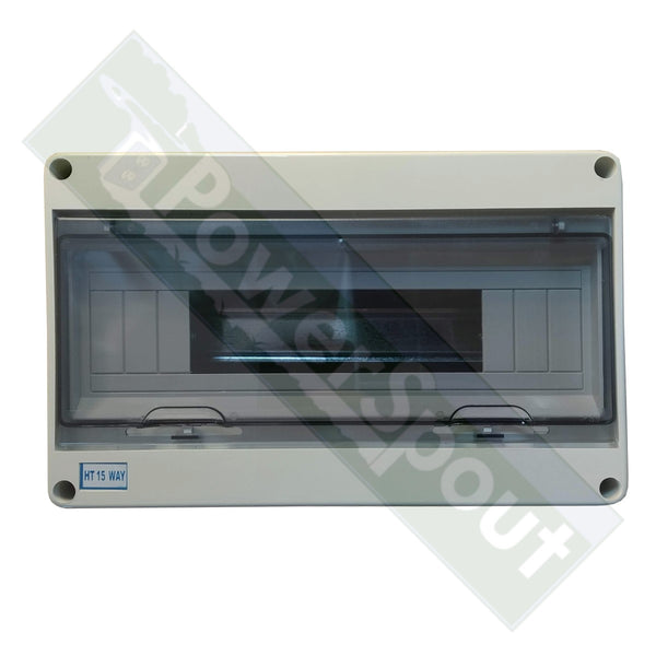 15-way Weatherproof (IP65) DIN Rail Enclosure