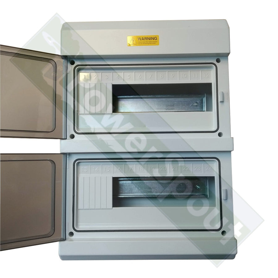 24-way Weatherproof (IP66) DIN Rail Enclosure