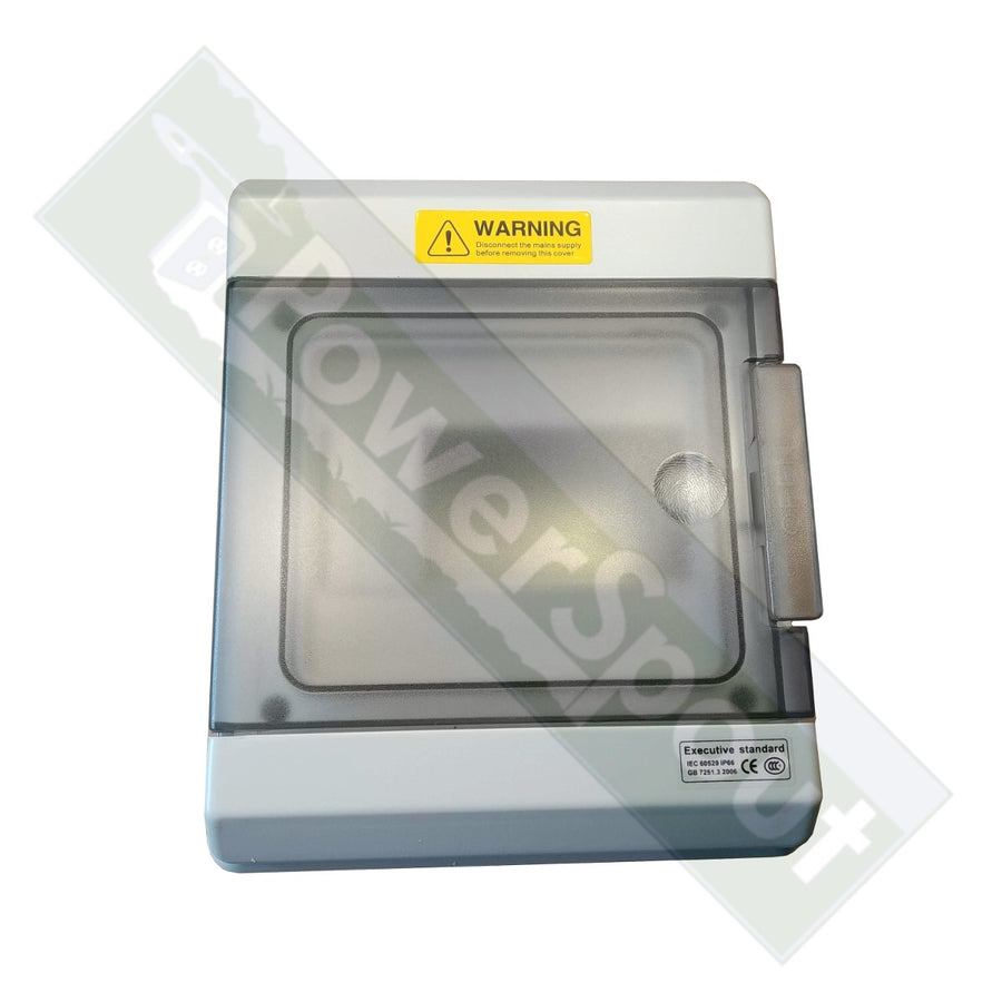 6-way Weatherproof (IP66) DIN Rail Enclosure