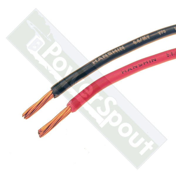 Conduit Wire 6.0 mm² (Red or Black)