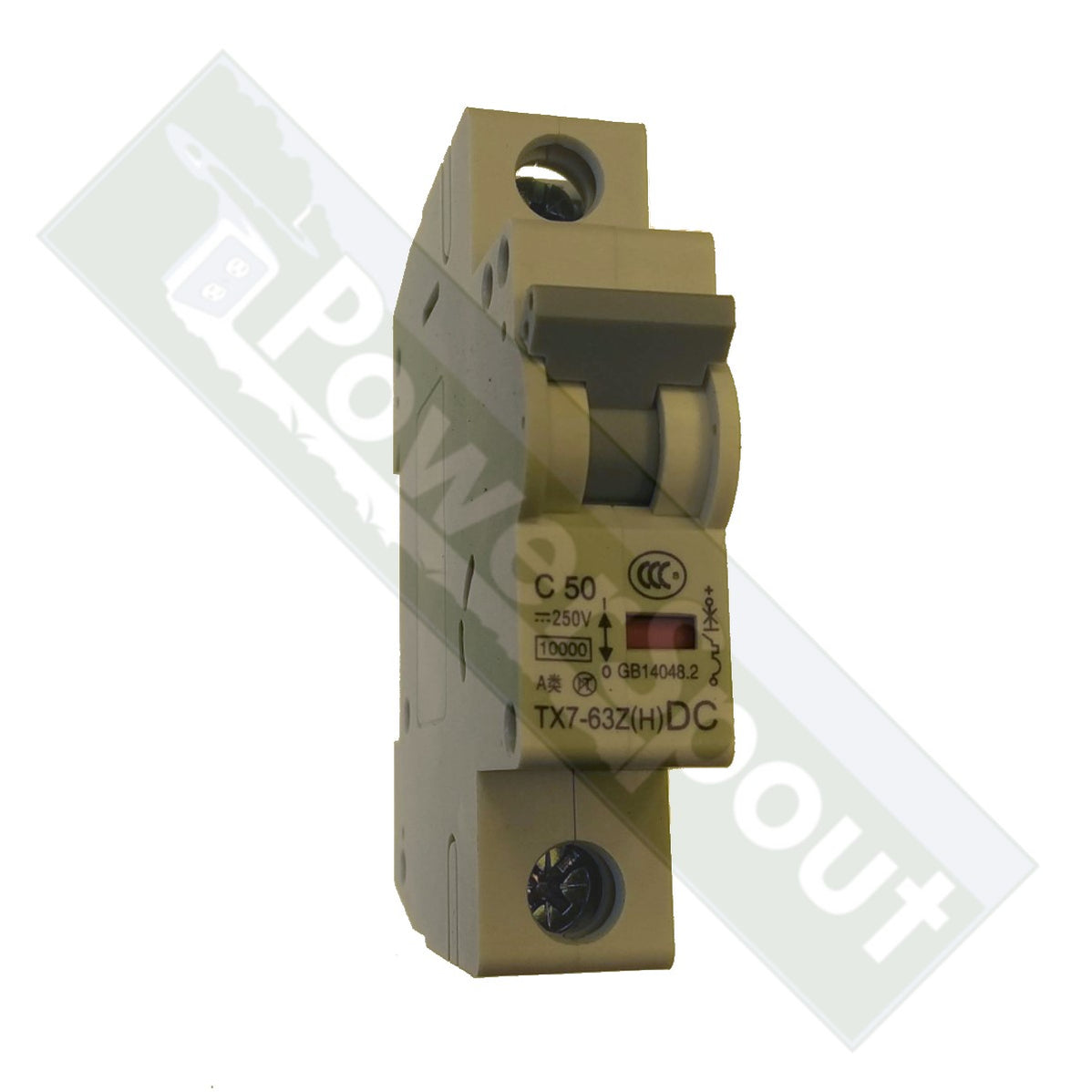 Single Pole DC Breakers PowerSpout