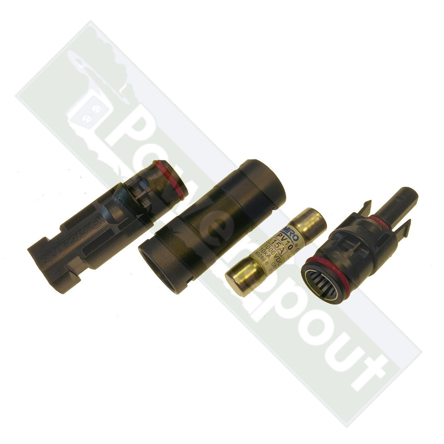 Slocable ELV solar PV fuse holder and fuse